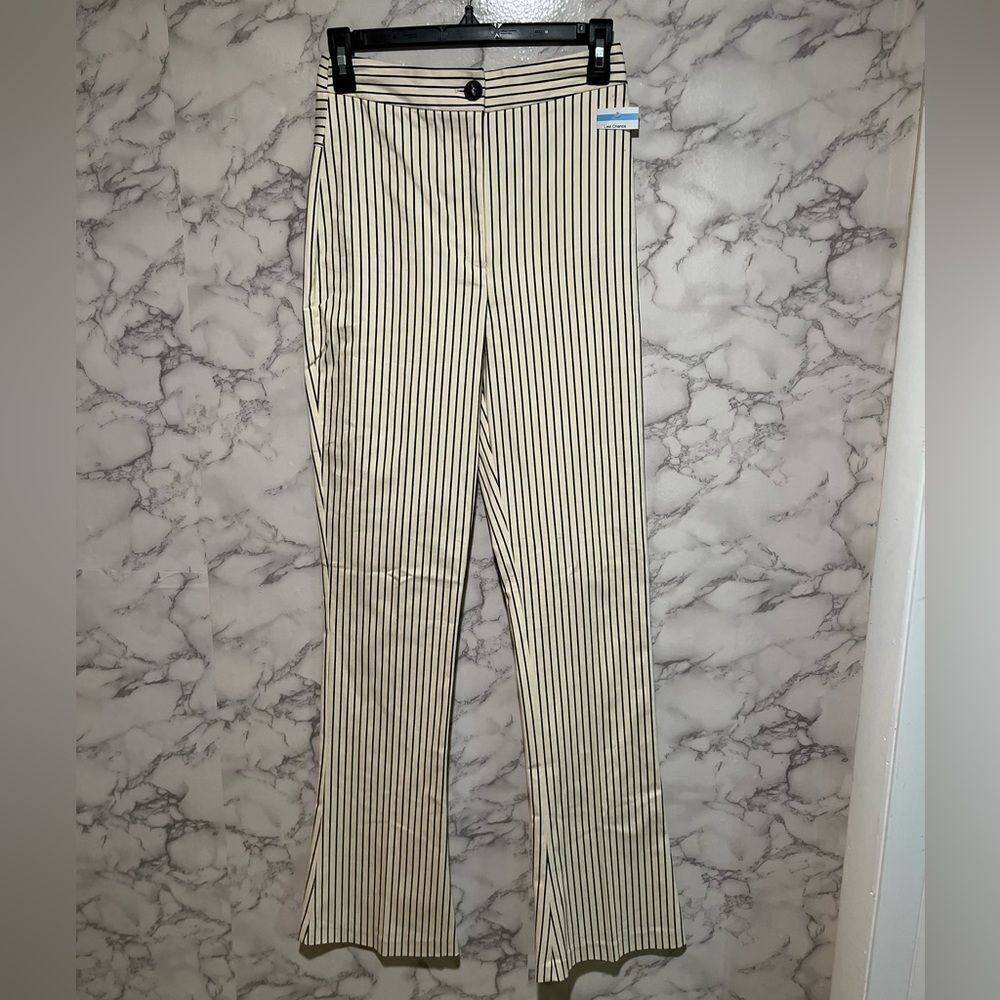 Topshop flared stripe pants